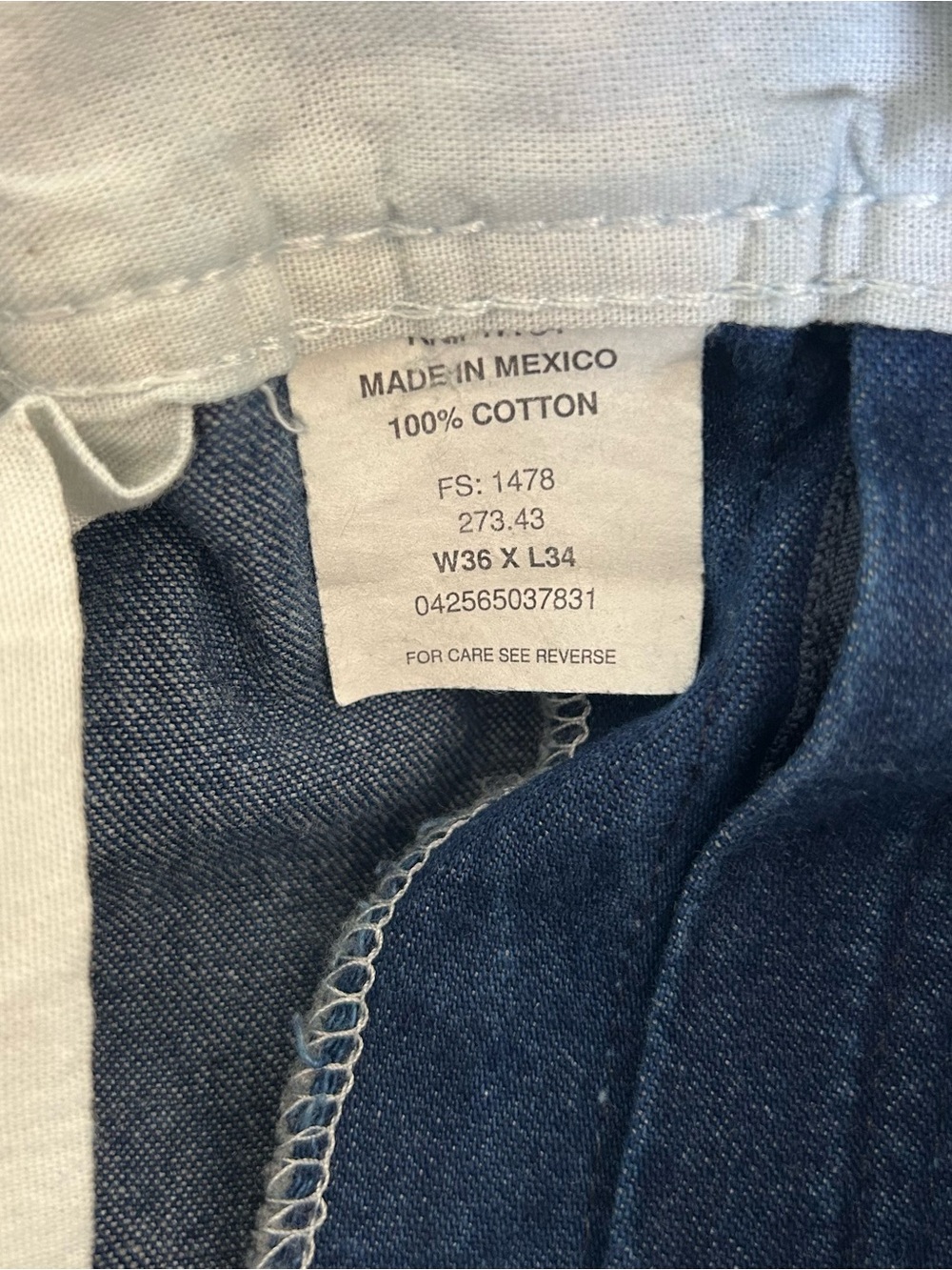Men's Dark Blue Denim Overalls - Unbranded - Picture 7 of 7